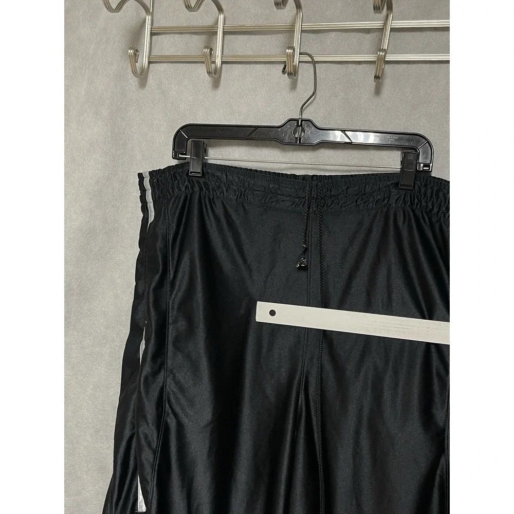 Jordan Shorts XL Black Satin Dazzle Shiny Basketball Warm Up Sports Jumpman Logo